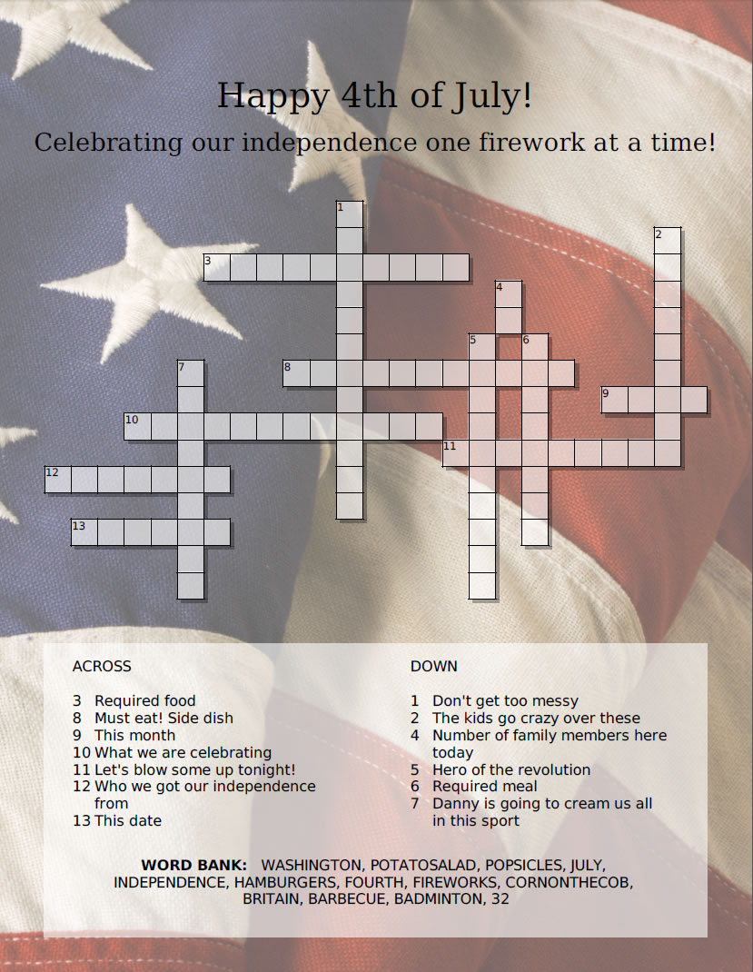 July 4th puzzle